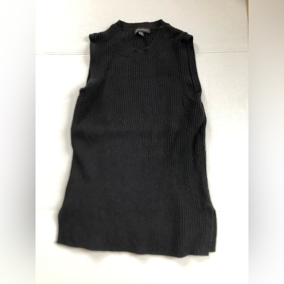 Knit High Neck Sweater Vest - Picture 1 of 13